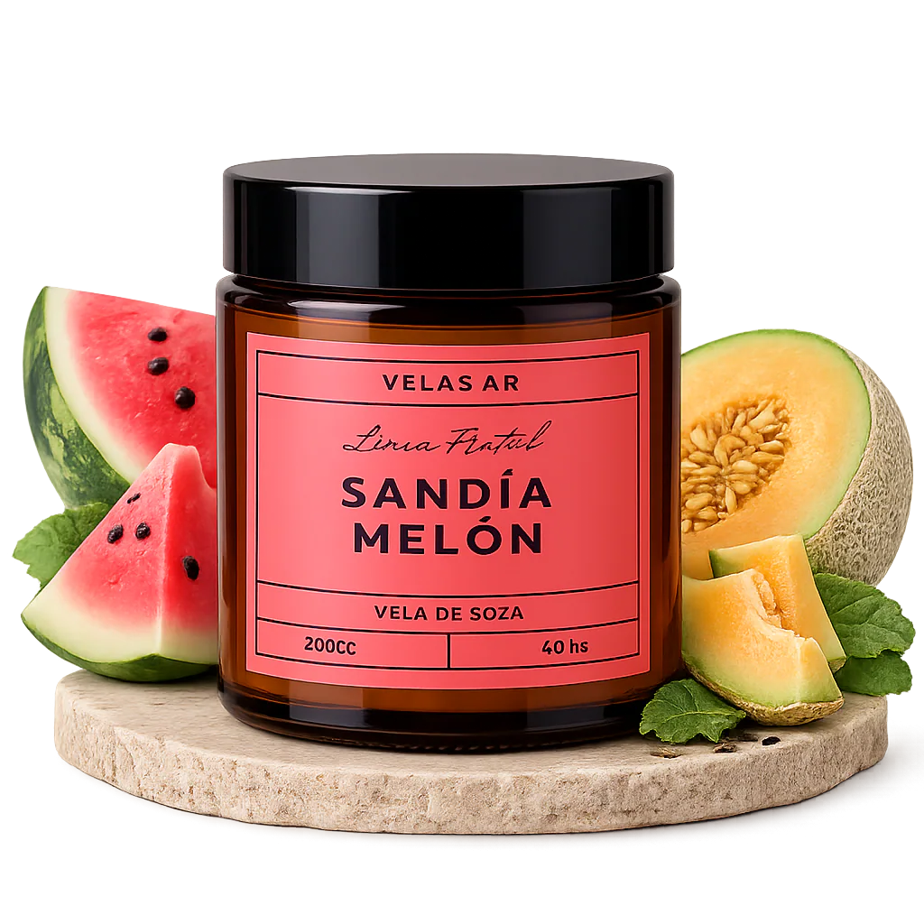Vela de soja Sandía & Melón